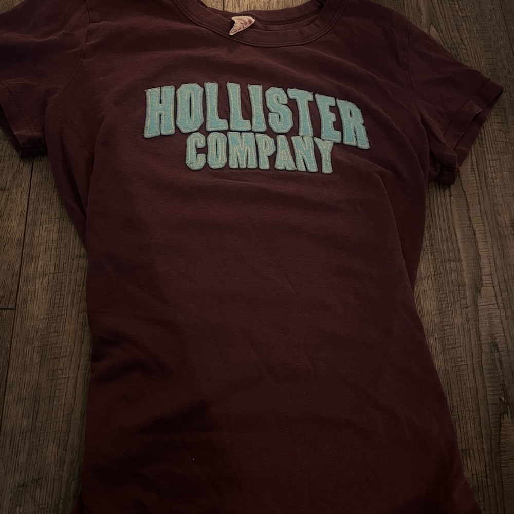 Hollister  Tee with Blue Logo